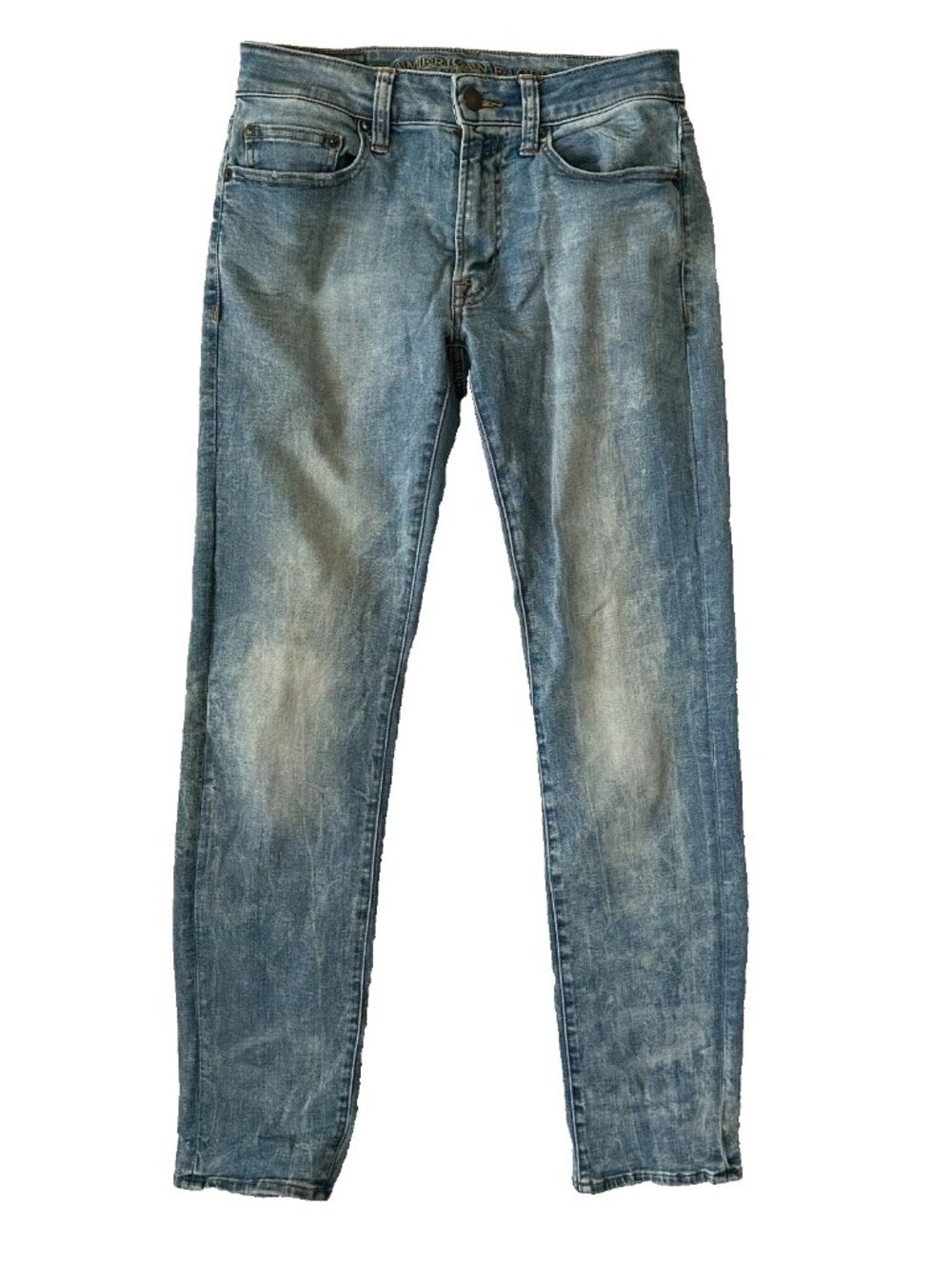American Eagle Outfitters Distress Jeans Men 29x32 Blue Denim Extreme Flex Slim